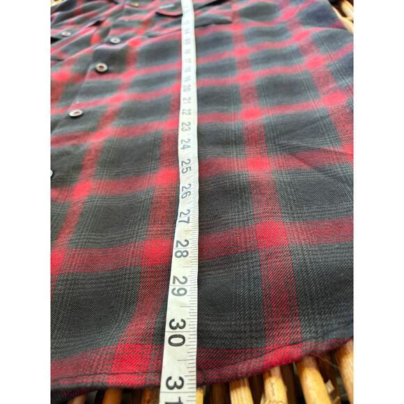 Dixxon X Snap-On Limited Edition Men's  Red black Buffalo Plaid Flannel Large - Picture 11 of 12